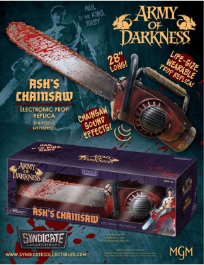Syndicate Collectibles Army of Darkness Ash's Chainsaw Electronic Prop Replica