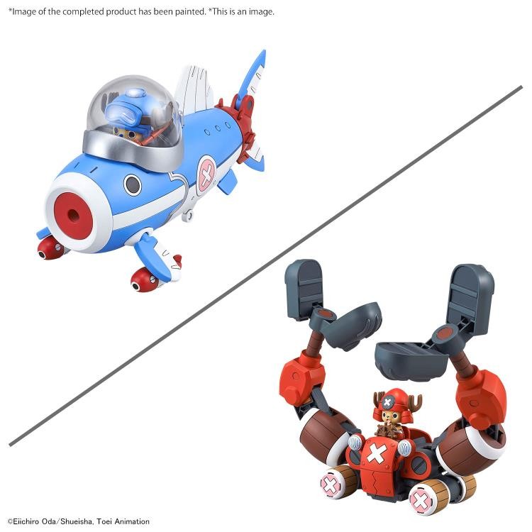 BANDAI ONE PIECE CHOPPER ROBO 03 CHOPPER SUBMARINE & 05 CHOPPER CRANE
