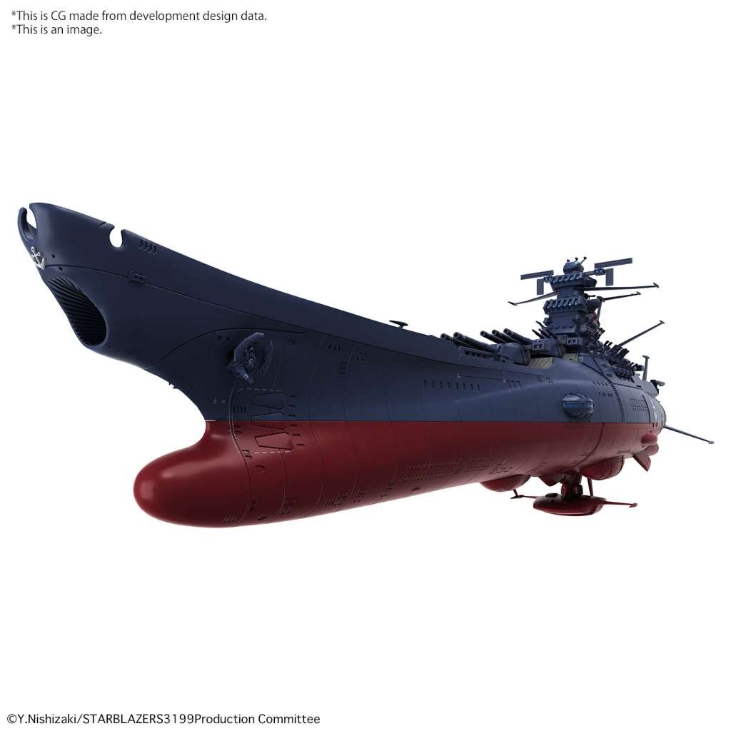 BANDAI BE FOREVER YAMATO REBEL 3199 SPACE BATTLESHIP YAMATO 3199 3RD REFURBISHED VER. COMMEMORATIVE PAINT 1/1000 SCALE MODEL KIT