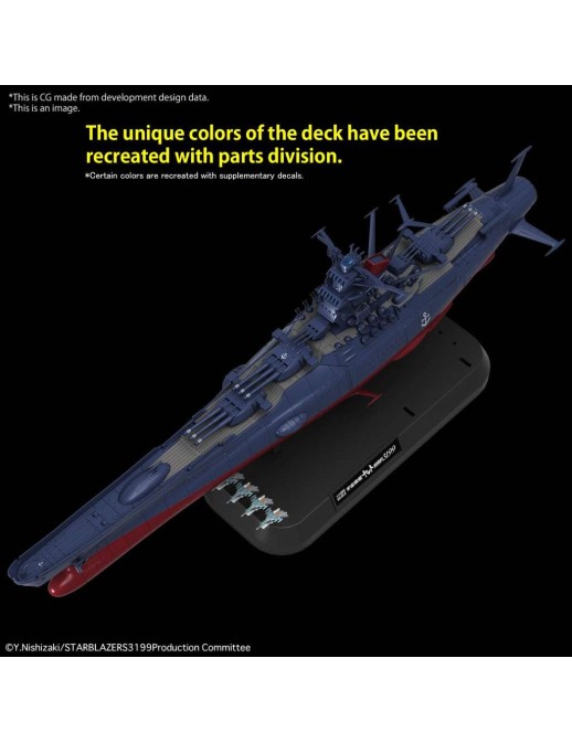 Bandai Be Forever Yamato REBEL 3199 Space Battleship Yamato 3199 3rd Refurbished Ver. Commemorative Paint 1/1000 Scale Model Kit