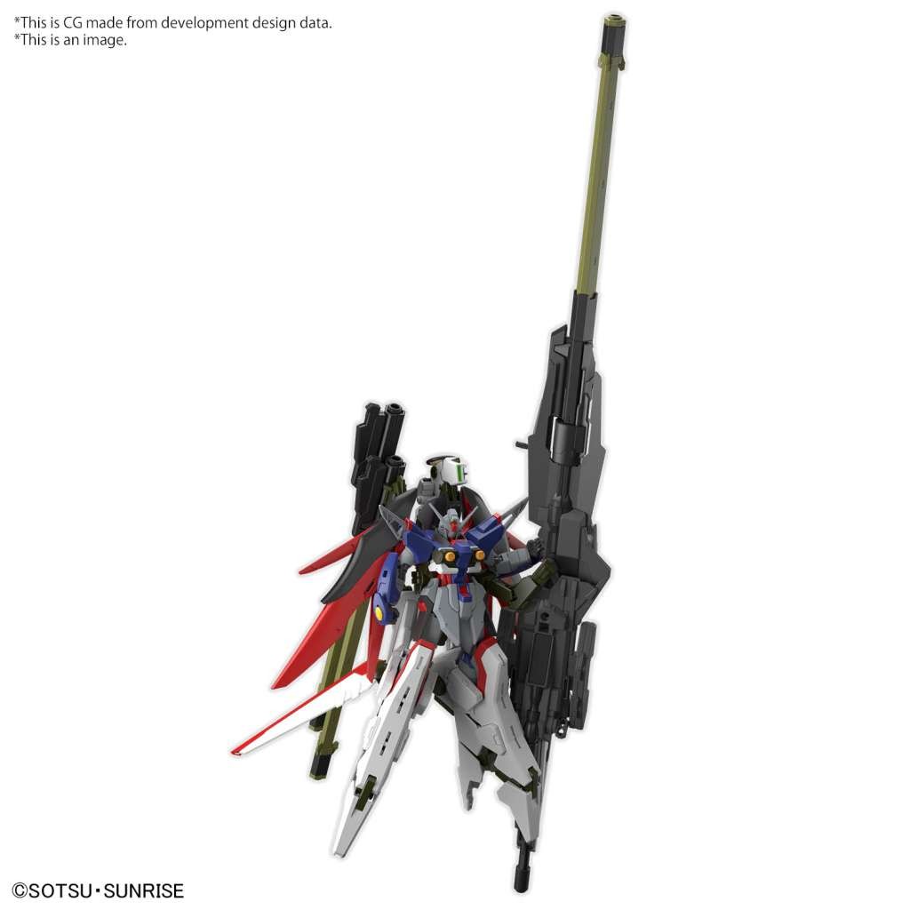 BANDAI HIGH GRADE HGCE 1/144 MOBILE SUIT GUNDAM ZGMF/A-42S2 DESTINY GUNDAM SPEC II A-GXQ754/V2 ZEUS SILHOUETTE