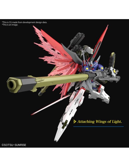 Bandai High Grade HGCE 1/144 Mobile Suit Gundam ZGMF/A-42S2 Destiny Gundam Spec II A-GXQ754/V2 Zeus Silhouette