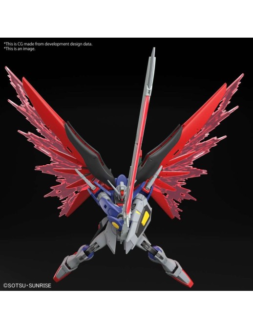 Bandai High Grade HGCE 1/144 Mobile Suit Gundam ZGMF/A-42S2 Destiny Gundam Spec II A-GXQ754/V2 Zeus Silhouette