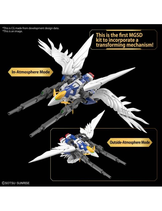 Bandai Master Grade SD MGSD Mobile Suit Gundam XXXG-00W0 Wing Gundam Zero
