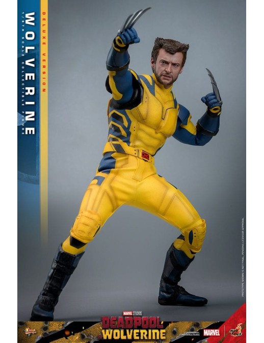 Hot Toys Movie Masterpiece Deadpool & Wolverine Wolverine 1/6 Scale Collectible Figure Deluxe Edition