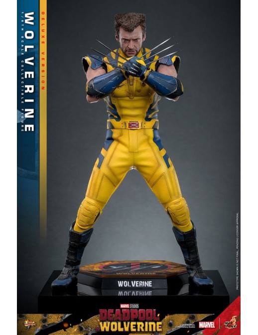 Hot Toys Movie Masterpiece Deadpool & Wolverine Wolverine 1/6 Scale Collectible Figure Deluxe Edition