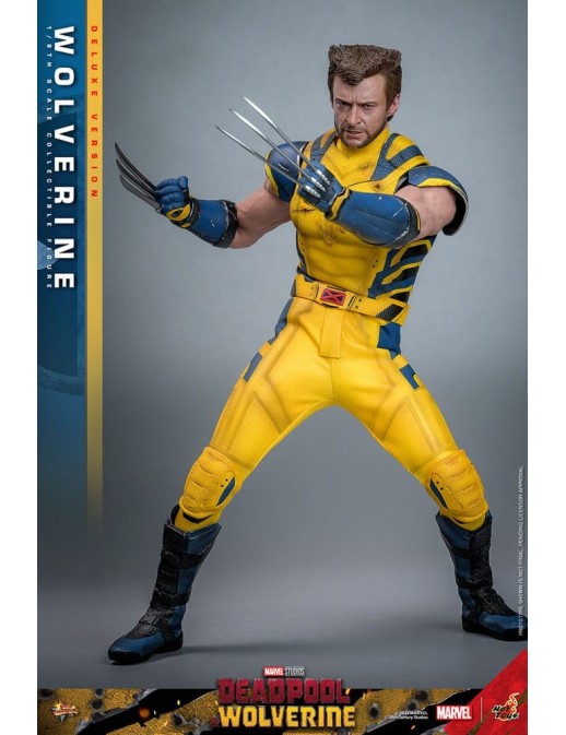 Hot Toys Movie Masterpiece Deadpool & Wolverine Wolverine 1/6 Scale Collectible Figure Deluxe Edition