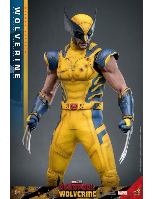 Hot Toys Movie Masterpiece Deadpool & Wolverine Wolverine 1/6 Scale Collectible Figure Deluxe Edition