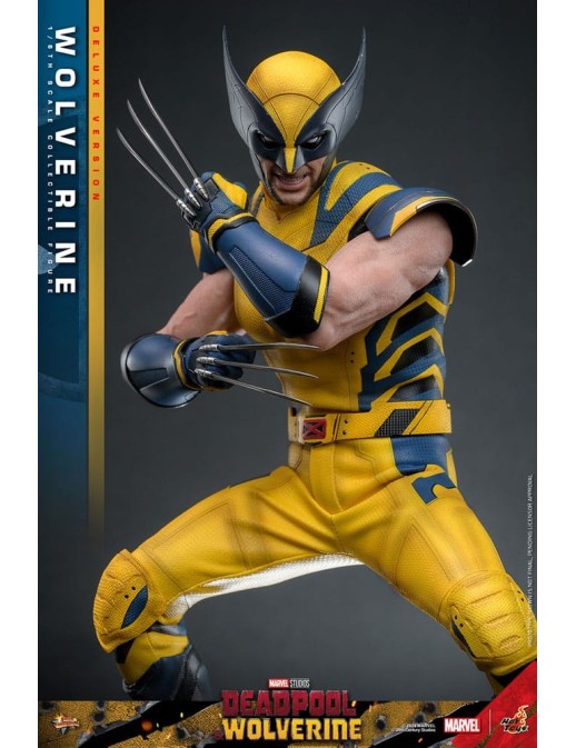 Hot Toys Movie Masterpiece Deadpool & Wolverine Wolverine 1/6 Scale Collectible Figure Deluxe Edition