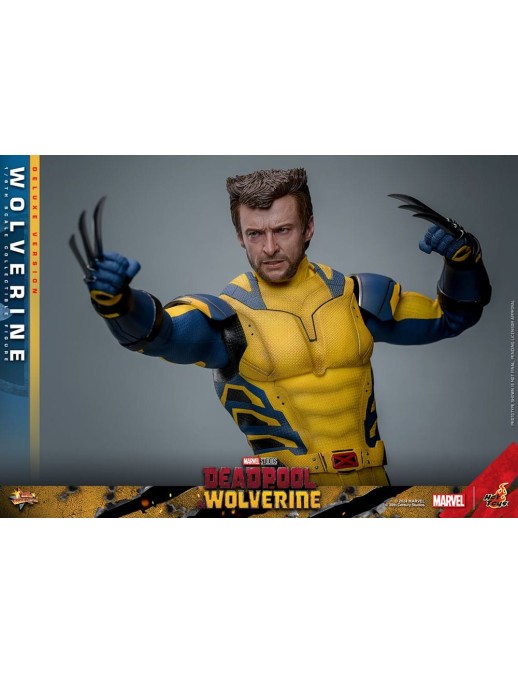 Hot Toys Movie Masterpiece Deadpool & Wolverine Wolverine 1/6 Scale Collectible Figure Deluxe Edition