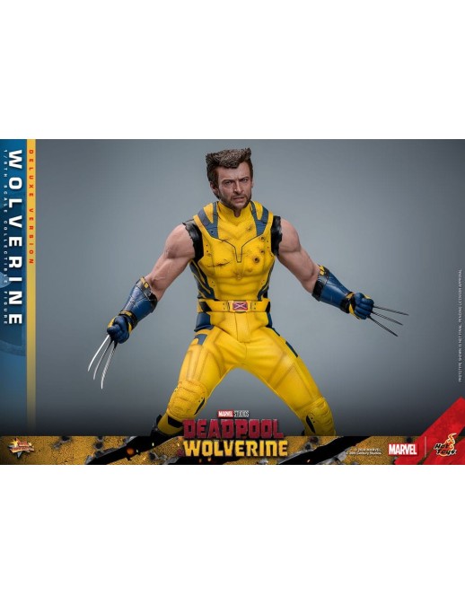 Hot Toys Movie Masterpiece Deadpool & Wolverine Wolverine 1/6 Scale Collectible Figure Deluxe Edition