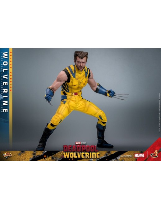 Hot Toys Movie Masterpiece Deadpool & Wolverine Wolverine 1/6 Scale Collectible Figure Deluxe Edition
