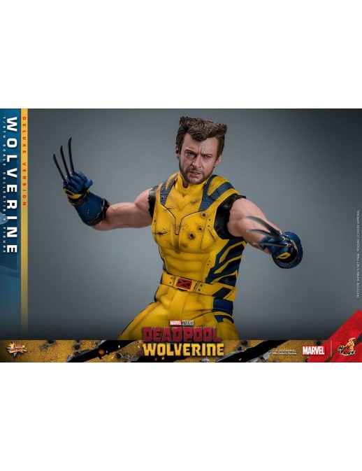Hot Toys Movie Masterpiece Deadpool & Wolverine Wolverine 1/6 Scale Collectible Figure Deluxe Edition