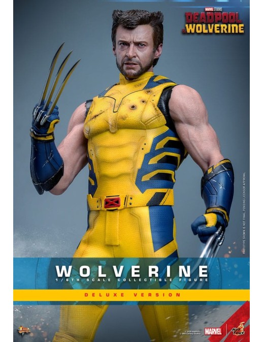 Hot Toys Movie Masterpiece Deadpool & Wolverine Wolverine 1/6 Scale Collectible Figure Deluxe Edition