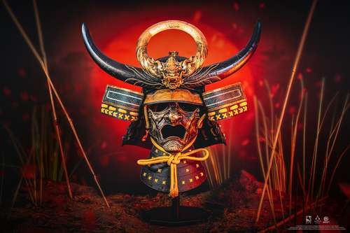 PURE ARTS ASSASSIN'S CREED SHADOWS YASUKE HELMET 1/1 SCALE LIMITED EDITION REPLICA