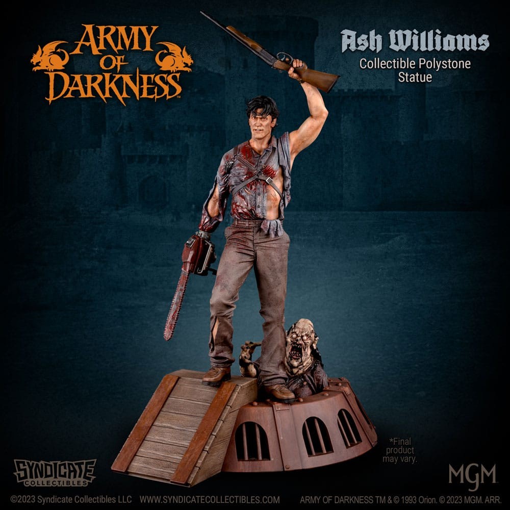 SYNDICATE COLLECTIBLES ARMY OF DARKNESS ASH WILLIAMS APEX EDITION 1/10 SCALE LIMITED EDITION STATUE