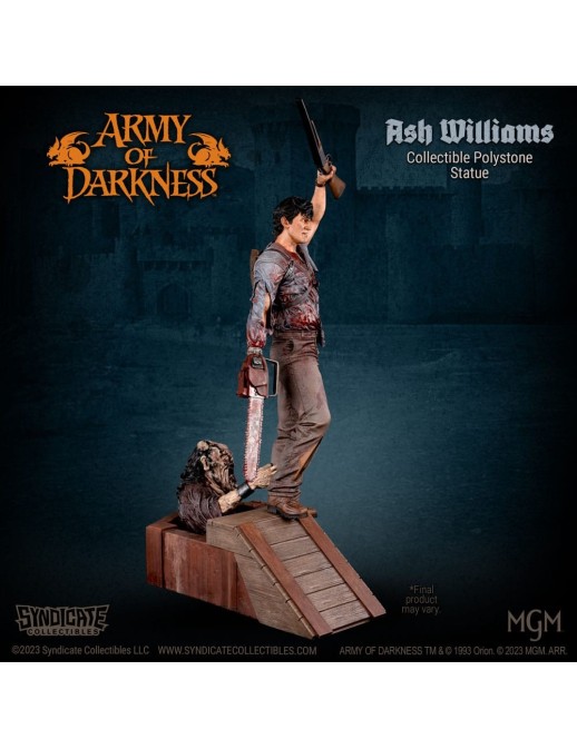 Syndicate Collectibles Army of Darkness Ash Williams Apex Edition 1/10 Scale Limited Edition Statue