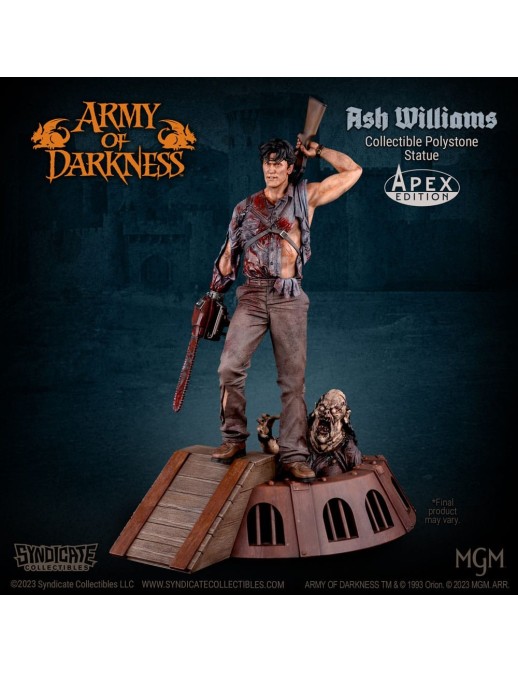 Syndicate Collectibles Army of Darkness Ash Williams Apex Edition 1/10 Scale Limited Edition Statue