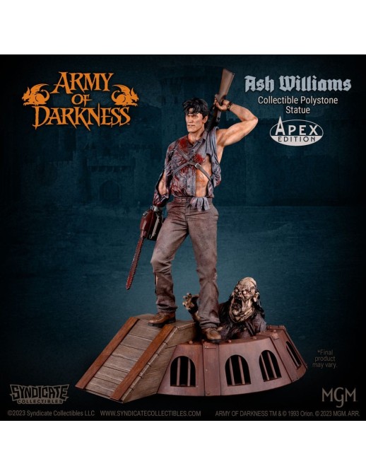 Syndicate Collectibles Army of Darkness Ash Williams Apex Edition 1/10 Scale Limited Edition Statue
