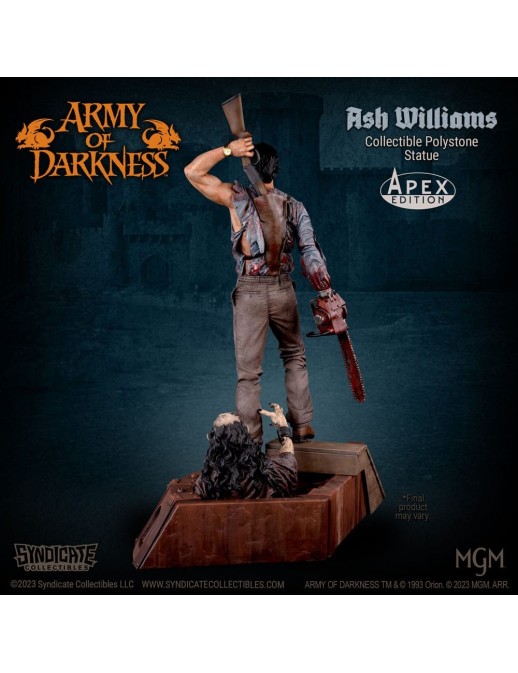Syndicate Collectibles Army of Darkness Ash Williams Apex Edition 1/10 Scale Limited Edition Statue