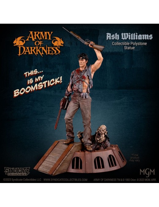 Syndicate Collectibles Army of Darkness Ash Williams Apex Edition 1/10 Scale Limited Edition Statue