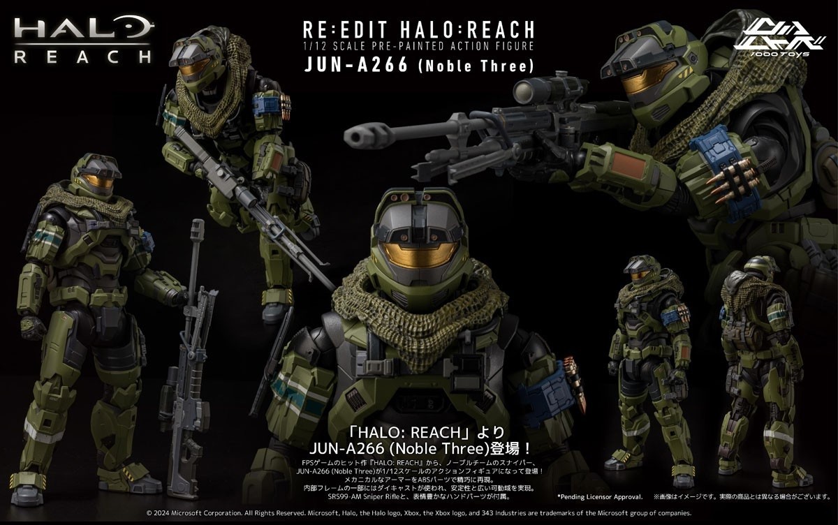 SENTINEL RE:EDIT HALO REACH SPARTAN JUN-A266 NOBLE THREE
