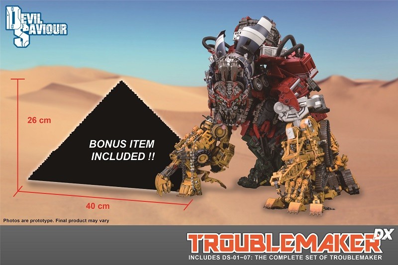 DEVIL SAVIOUR TRANSFORMERS TROUBLEMAKER DX