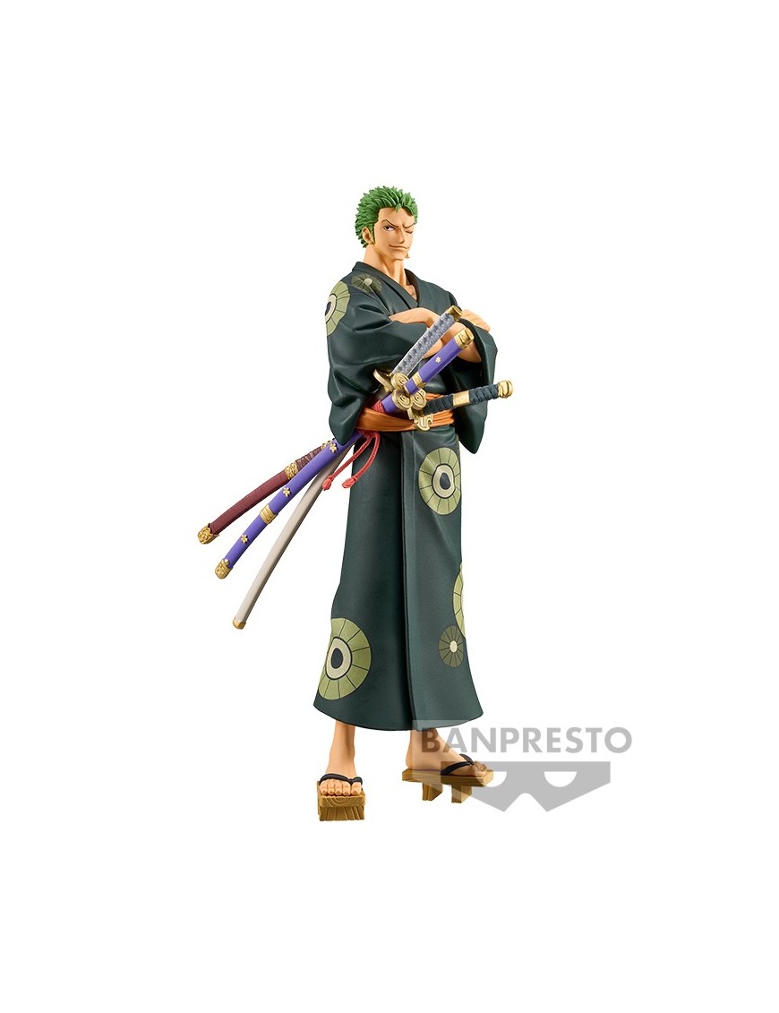 Banpresto DXF One Piece The Grandline Men Roronoa Zoro Yukata Version Banpresto DXF One Piece The Grandline Men Roronoa Zoro Yukata Version
