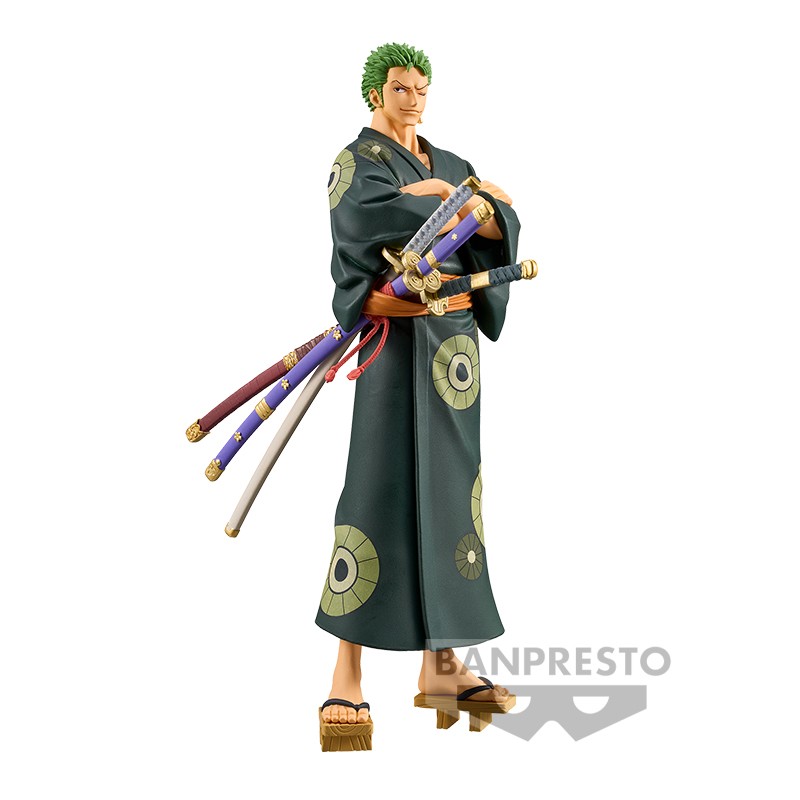 BANPRESTO DXF ONE PIECE THE GRANDLINE MEN RORONOA ZORO YUKATA VERSION