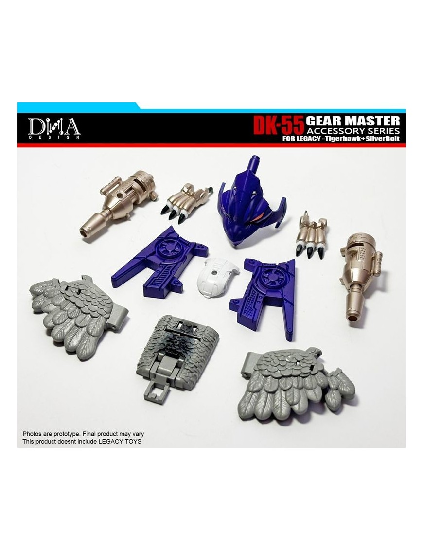 DNA Design DK-55 Upgrade Kit for Legacy Tigerhawk & Silverbolt DNA Design DK-55 Upgrade Kit for Legacy Tigerhawk & Silverbolt