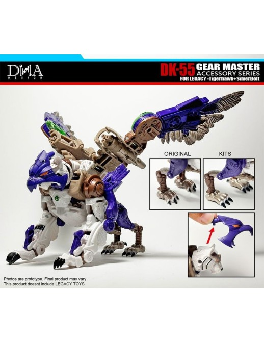 DNA Design DK-55 Upgrade Kit for Legacy Tigerhawk & Silverbolt