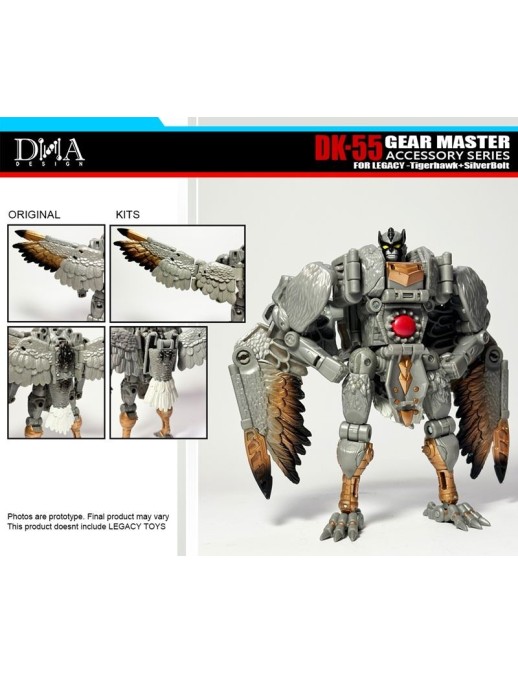 DNA Design DK-55 Upgrade Kit for Legacy Tigerhawk & Silverbolt