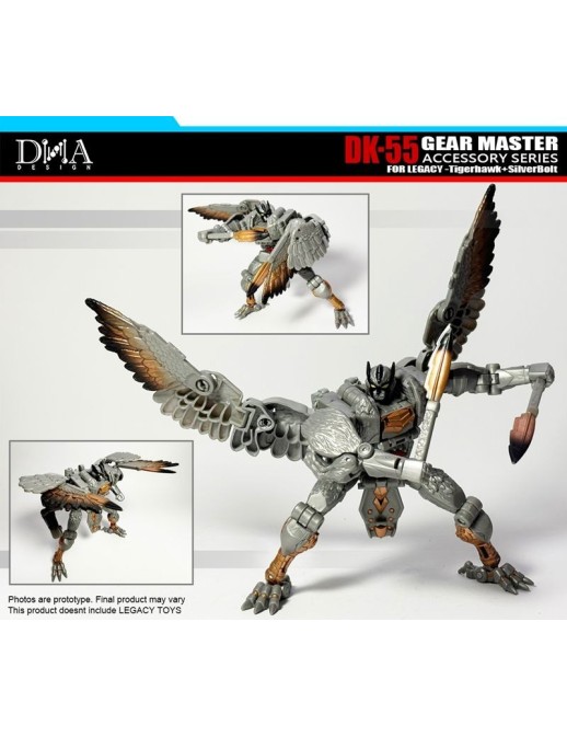 DNA Design DK-55 Upgrade Kit for Legacy Tigerhawk & Silverbolt