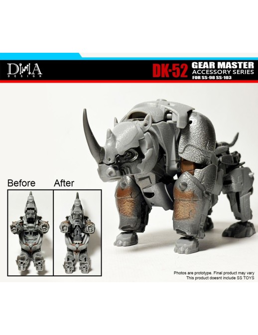DNA Design DK-55 Upgrade Kit for Studio Series, Optimus Primal, Cheetor and Rhinox