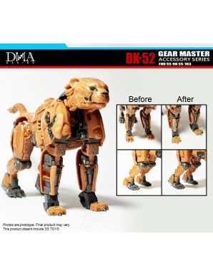 DNA Design DK-55 Upgrade Kit for Studio Series, Optimus Primal, Cheetor and Rhinox