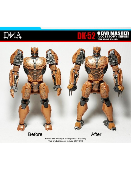 DNA Design DK-55 Upgrade Kit for Studio Series, Optimus Primal, Cheetor and Rhinox
