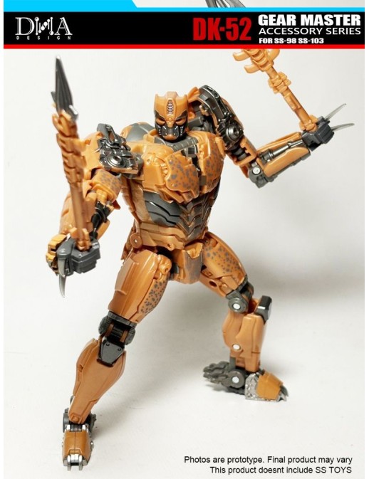 DNA Design DK-55 Upgrade Kit for Studio Series, Optimus Primal, Cheetor and Rhinox