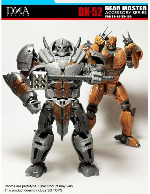 DNA Design DK-55 Upgrade Kit for Studio Series, Optimus Primal, Cheetor and Rhinox