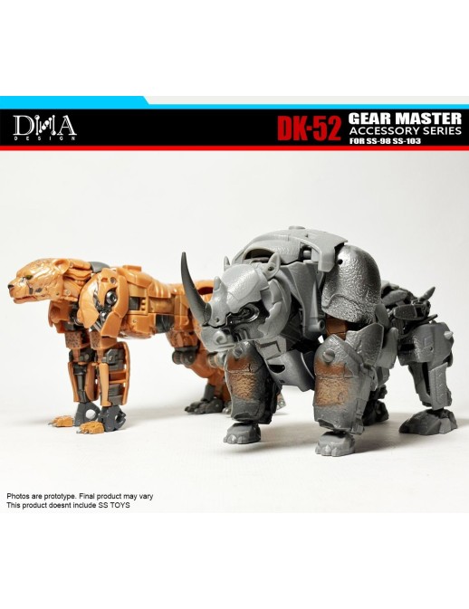 DNA Design DK-52 Upgrade Kit for Studio Series, Optimus Primal, Cheetor and Rhinox