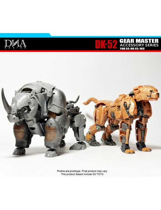 DNA Design DK-55 Upgrade Kit for Studio Series, Optimus Primal, Cheetor and Rhinox