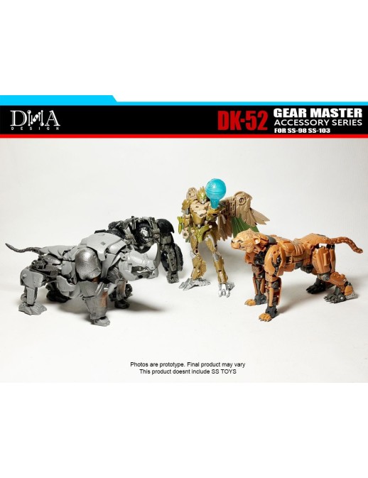 DNA Design DK-55 Upgrade Kit for Studio Series, Optimus Primal, Cheetor and Rhinox