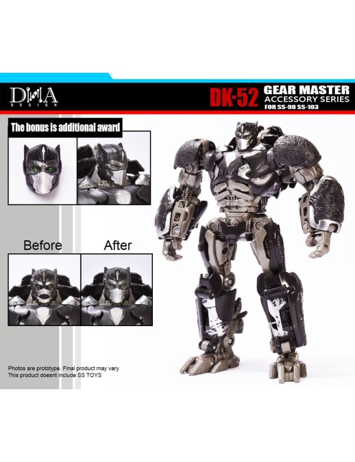 DNA Design DK-55 Upgrade Kit for Studio Series, Optimus Primal, Cheetor and Rhinox
