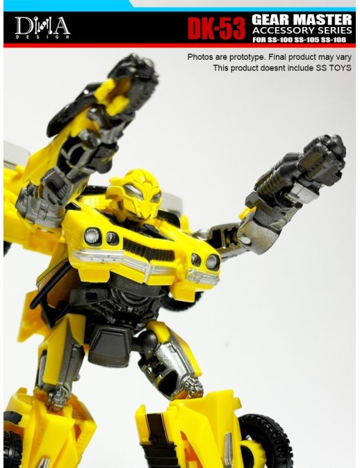 DNA Design DK-53 Upgrade Kit for Studio Series, Wheeljack, Bumblebee and Mirage