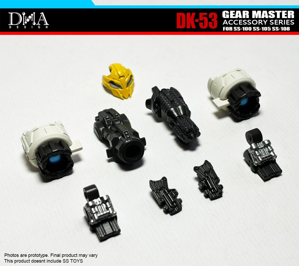DNA DESIGN DK-53 UPGRADE KIT FOR STUDIO SERIES, WHEELJACK, BUMBLEBEE AND MIRAGE