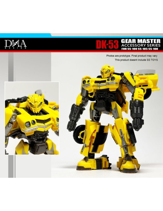 DNA Design DK-53 Upgrade Kit for Studio Series, Wheeljack, Bumblebee and Mirage