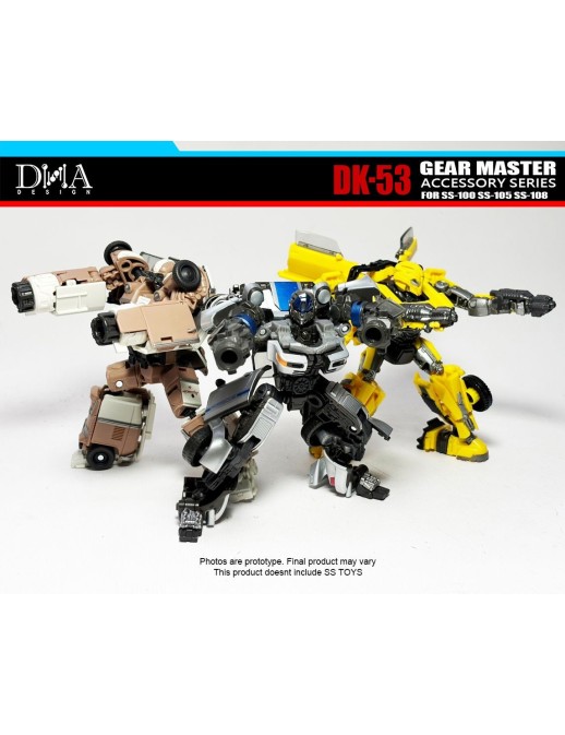 DNA Design DK-53 Upgrade Kit for Studio Series, Wheeljack, Bumblebee and Mirage