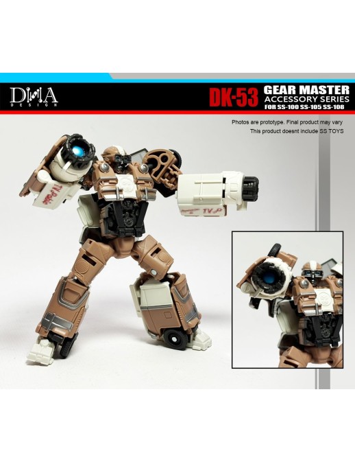 DNA Design DK-53 Upgrade Kit for Studio Series, Wheeljack, Bumblebee and Mirage