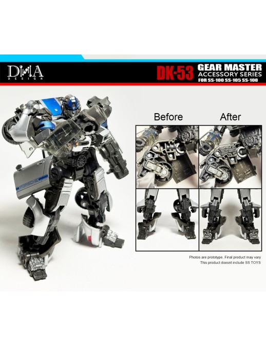 DNA Design DK-53 Upgrade Kit for Studio Series, Wheeljack, Bumblebee and Mirage