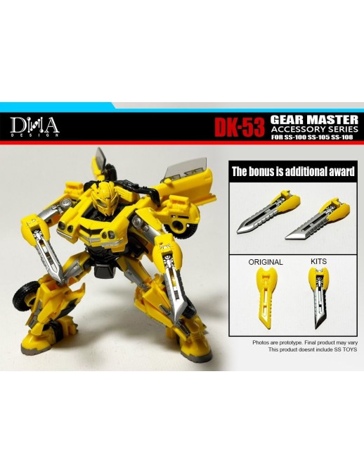 DNA Design DK-53 Upgrade Kit for Studio Series, Wheeljack, Bumblebee and Mirage