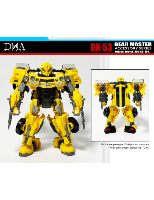 DNA Design DK-53 Upgrade Kit for Studio Series, Wheeljack, Bumblebee and Mirage
